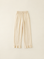 Cream Ruffle Co-ord Set