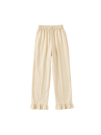 Cream Ruffle Pants